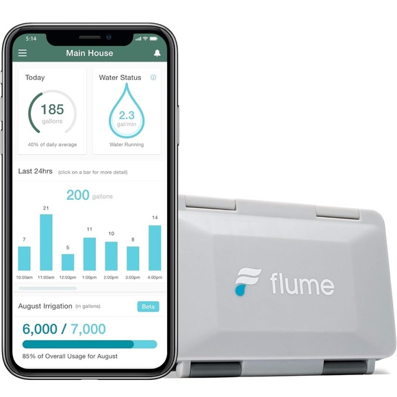 Flume 2 Smart Water Monitor - Picture 1 of 3
